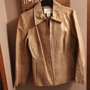 Jacqueline Ferrar Light Brown Leather Jacket
